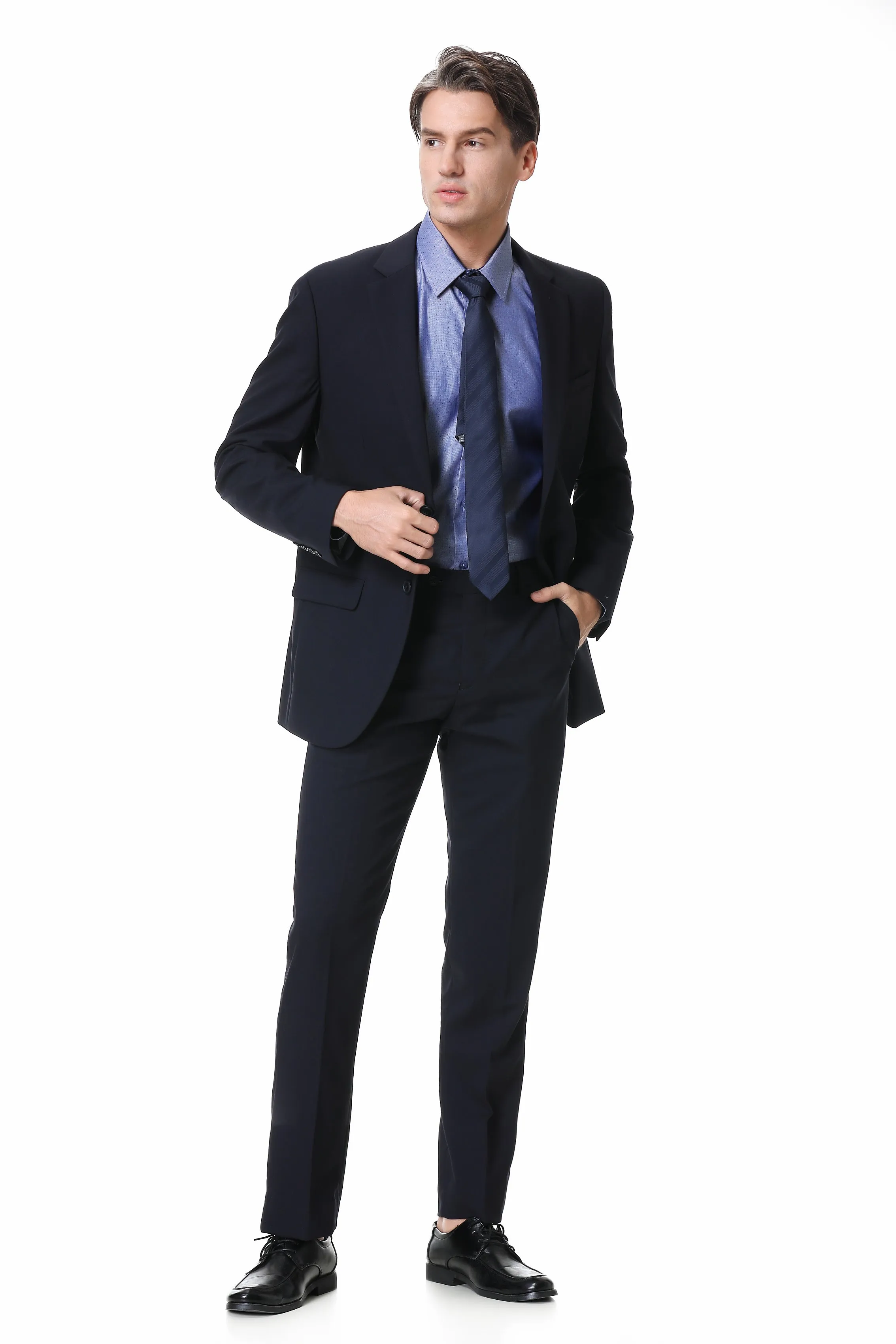 Hechter Paris Suit Separate Navy Heather Jacket