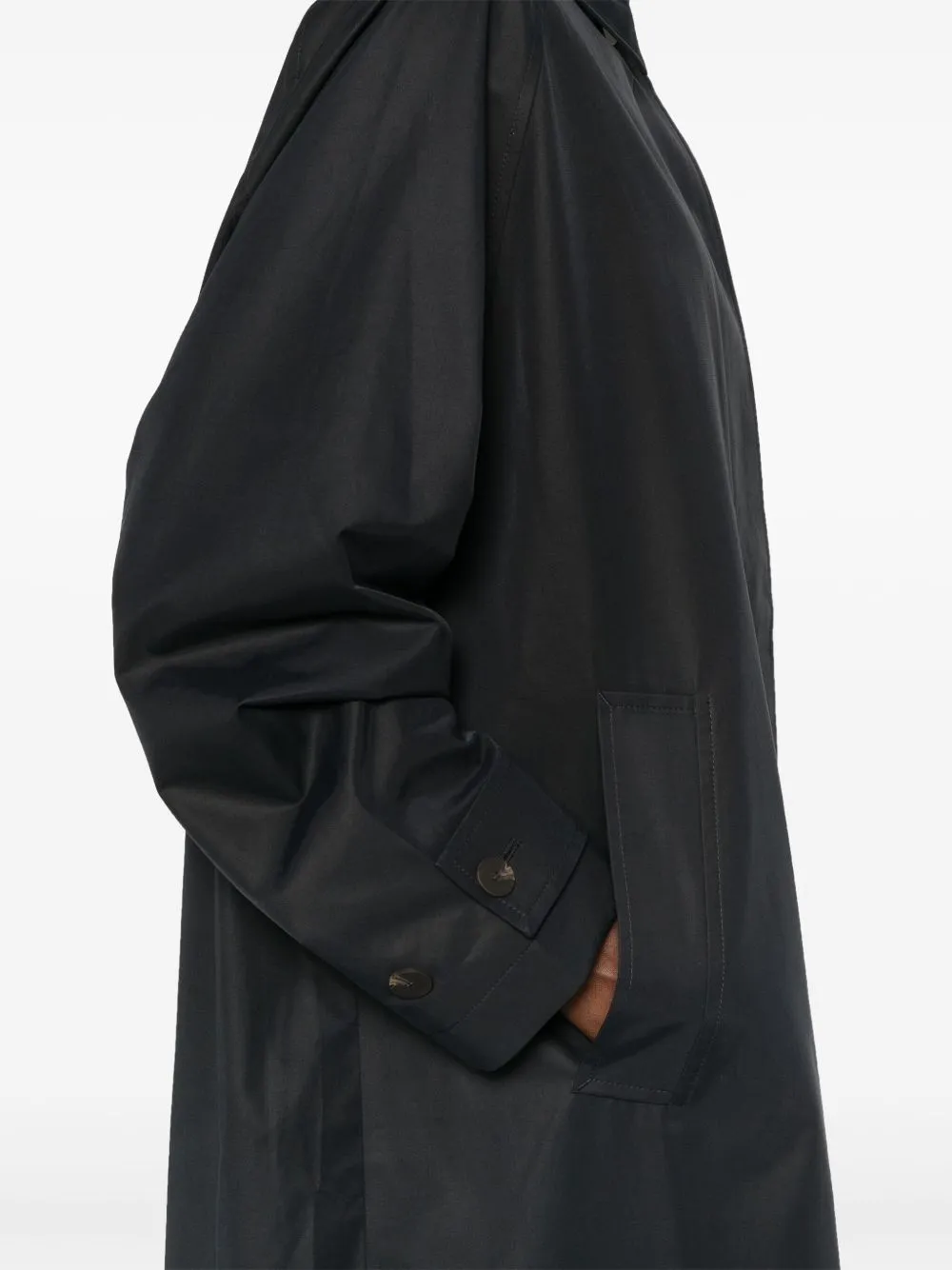 Holin cotton blend trench coat