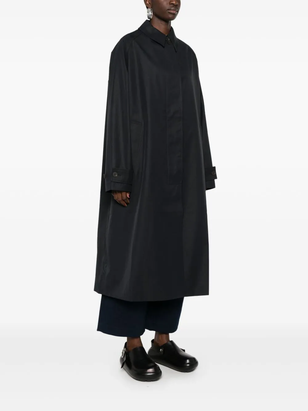 Holin cotton blend trench coat