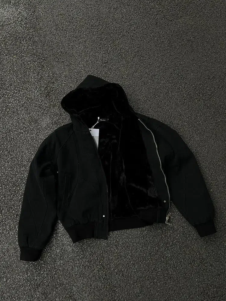 Hooded Fleece Lined Jacket