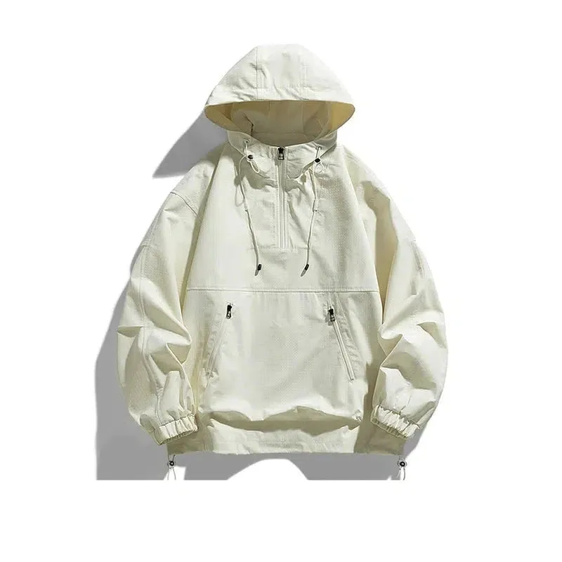 Hooded Lightweight Anorak Jacket