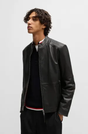 HUGO Casual Jackets Slim Fit in Leather - LOKIS-3 10257422 01-50516869