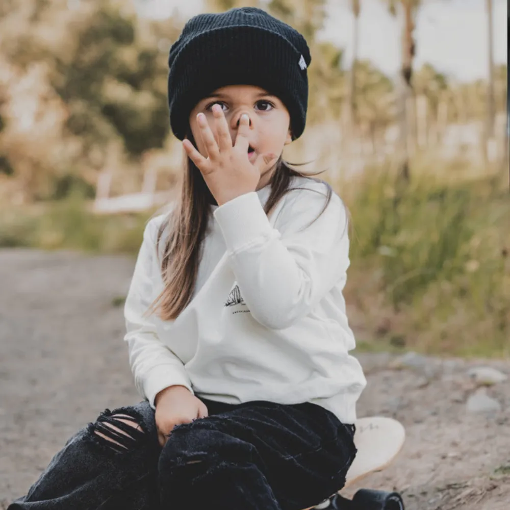 Infant Crew Neck | Knuckleheads No Bad Days Off White Crew Neck