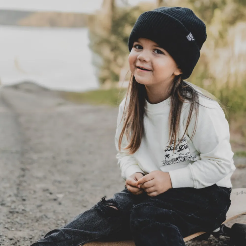 Infant Crew Neck | Knuckleheads No Bad Days Off White Crew Neck