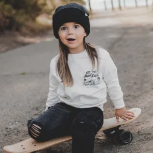 Infant Crew Neck | Knuckleheads No Bad Days Off White Crew Neck
