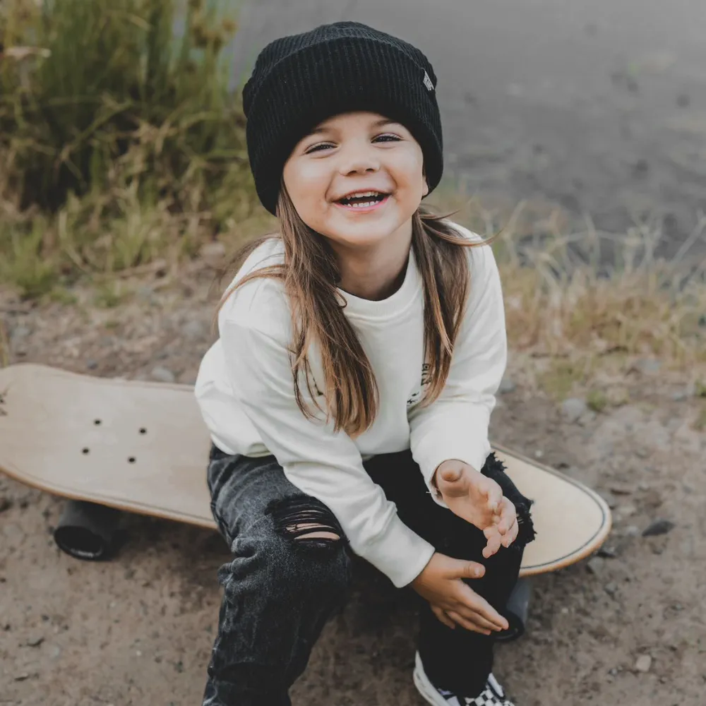 Infant Crew Neck | Knuckleheads No Bad Days Off White Crew Neck