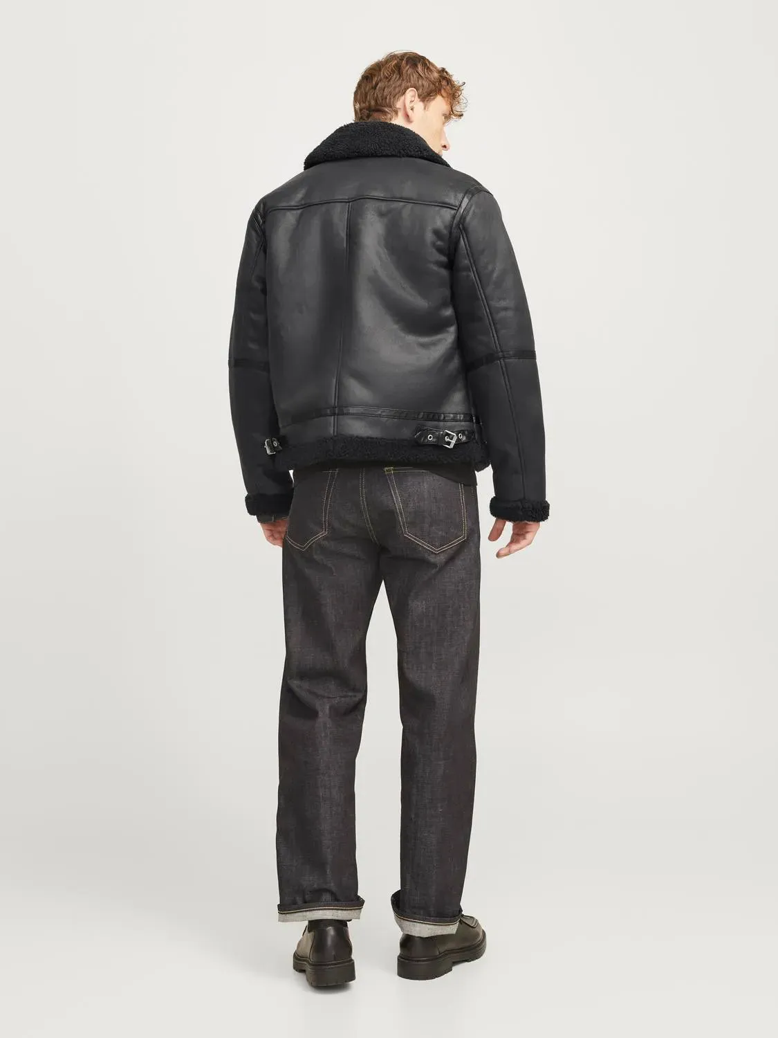 Jack Jones Cole Aviator Jacket Black
