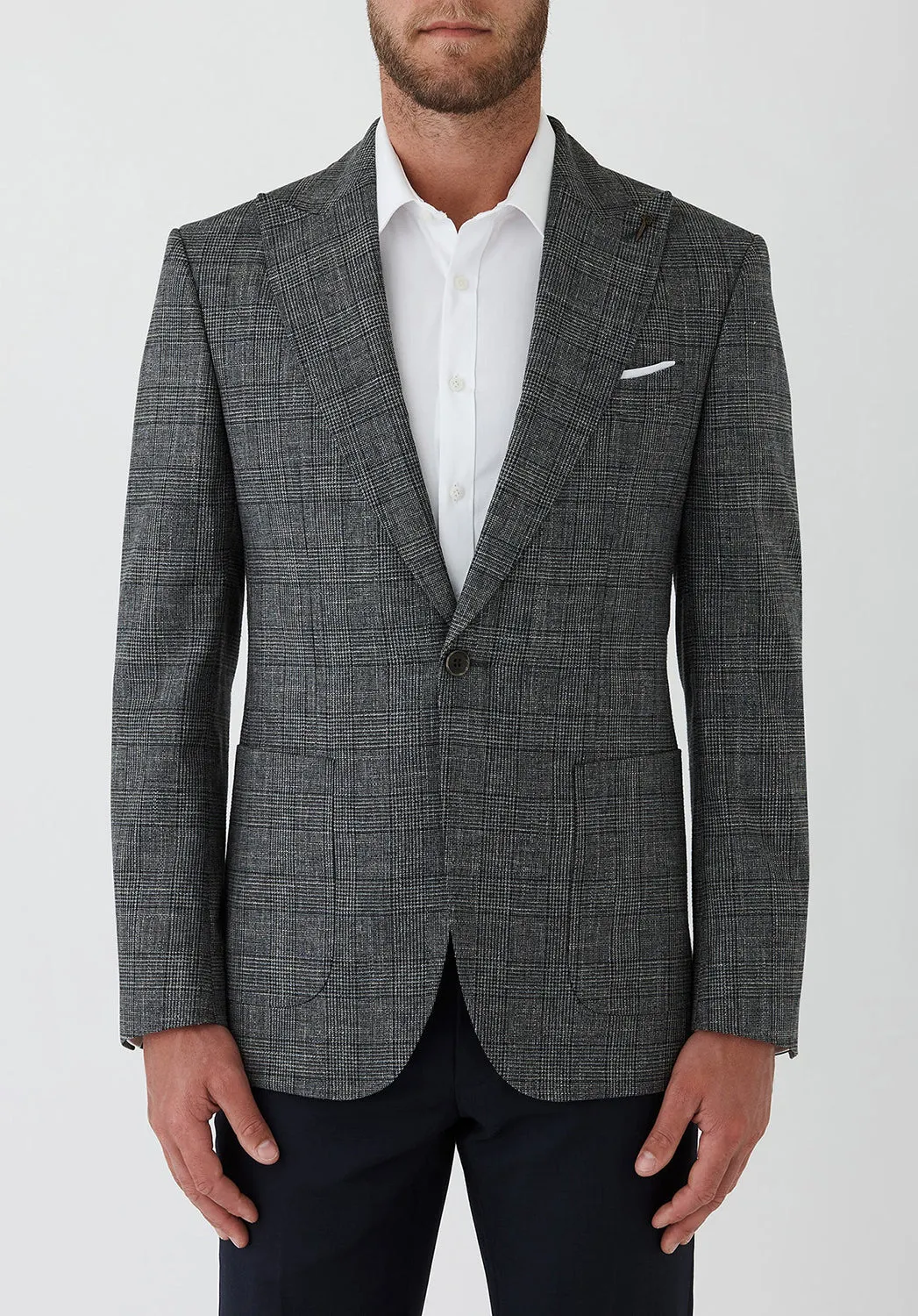 JOE BLACK MERINO WOOL / COTTON / LINEN WARRIOR JACKET FJR895