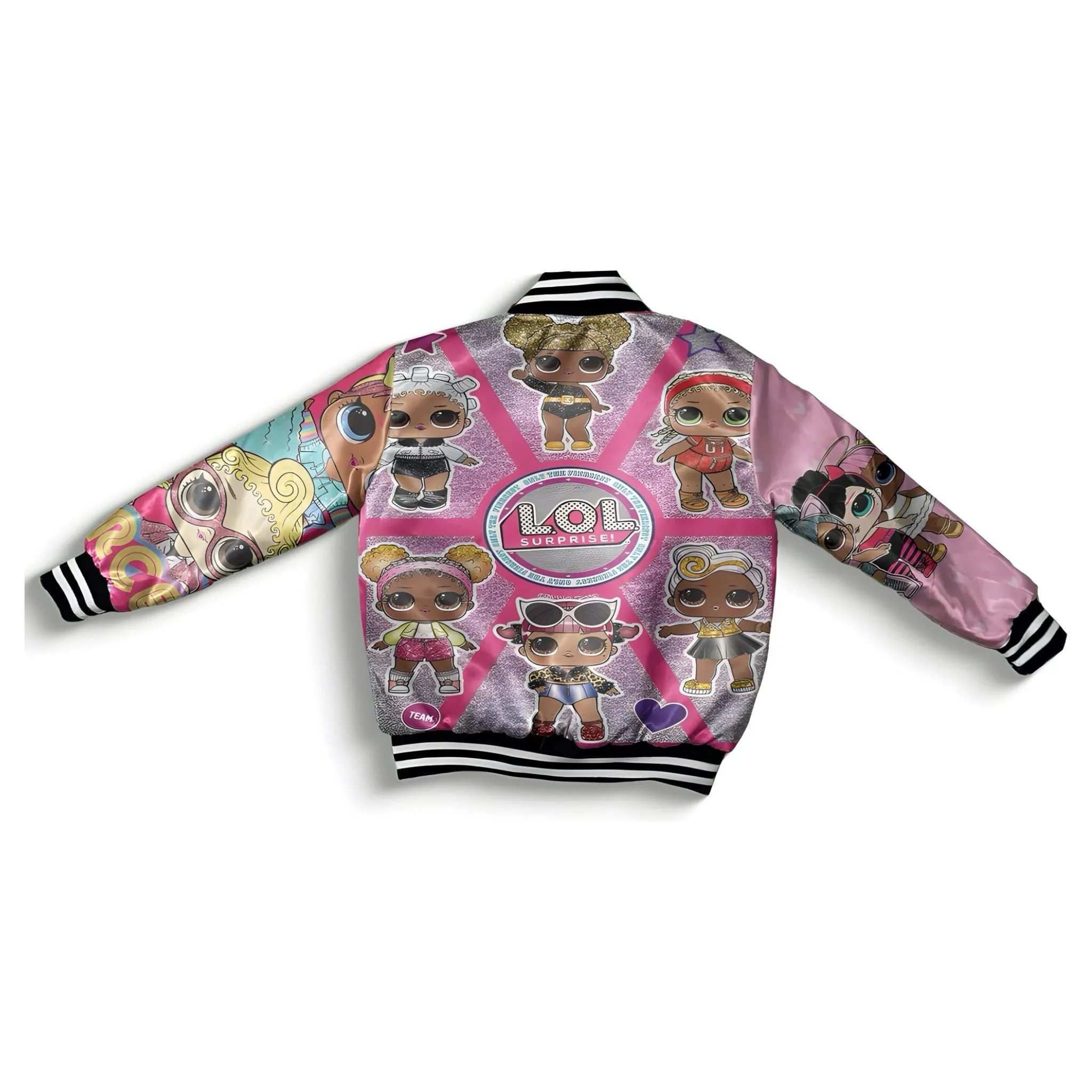 Kids glitter Doll Bomber