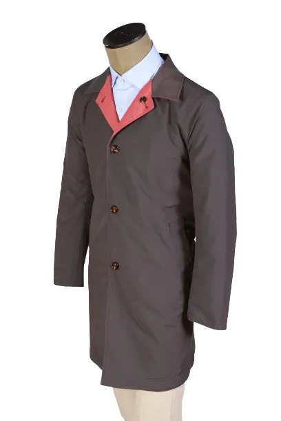 Kired by Kiton Ben Reversible Raincoat