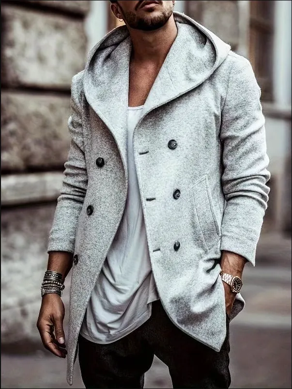 Kurt Jacket with Hood and Long Sleeves