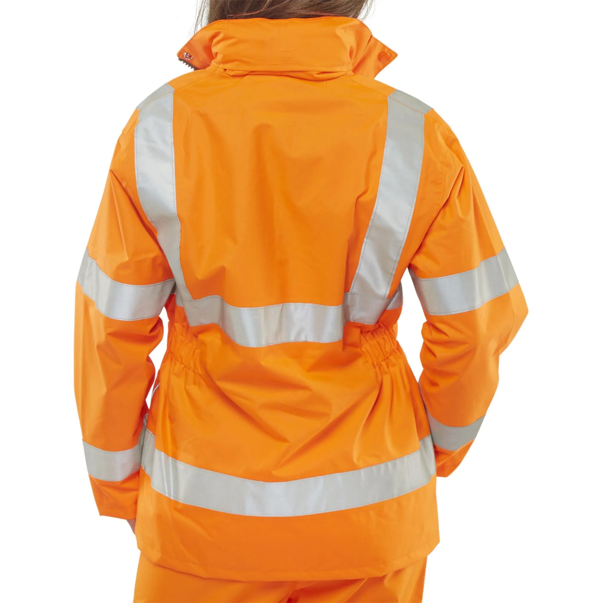 Ladies Hi-vis Executive Jacket - Orange