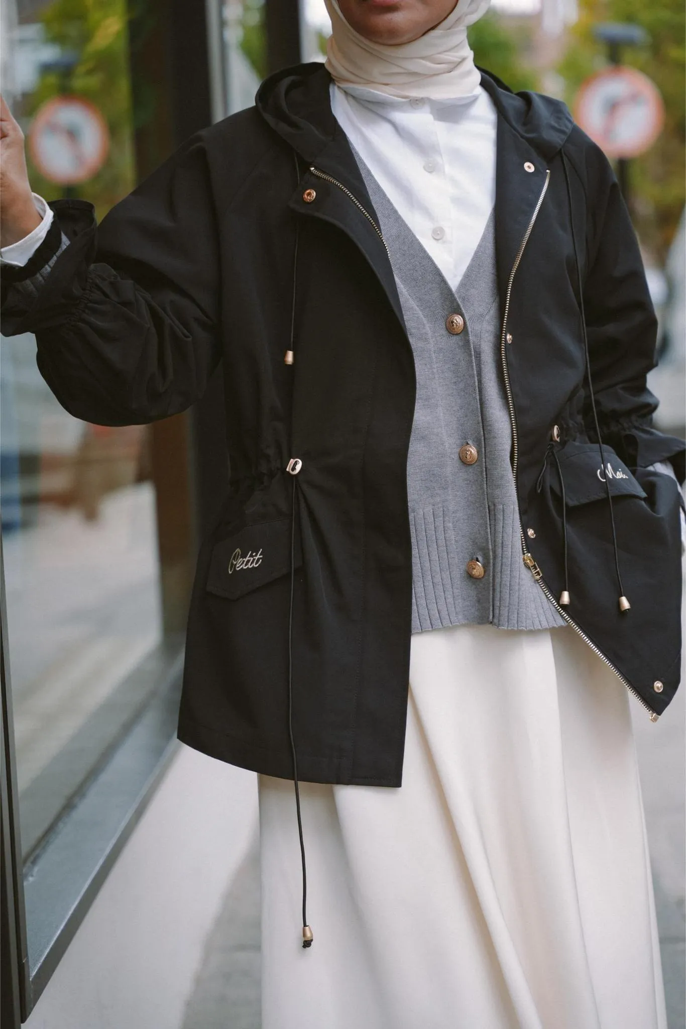 LE COOL PARKA IN NOIR