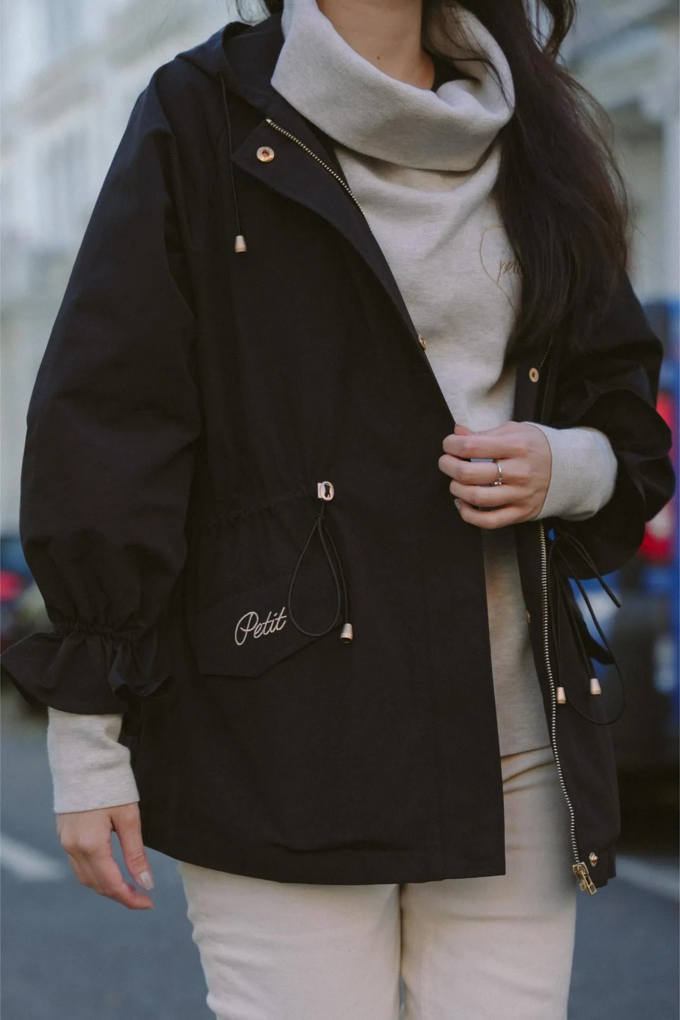 LE COOL PARKA IN NOIR