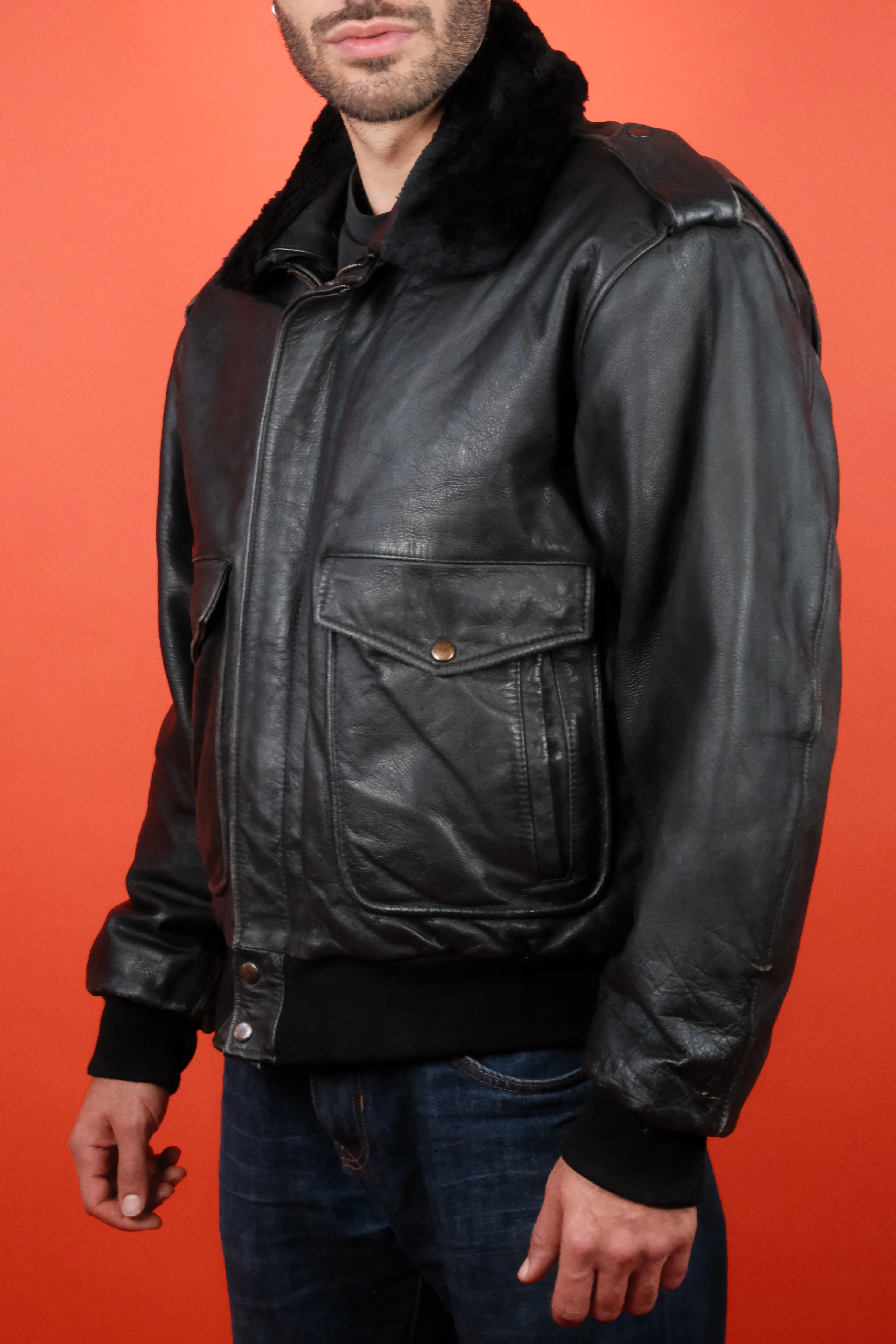 Leather Jacket Type A-2 w/ detachable Lining '