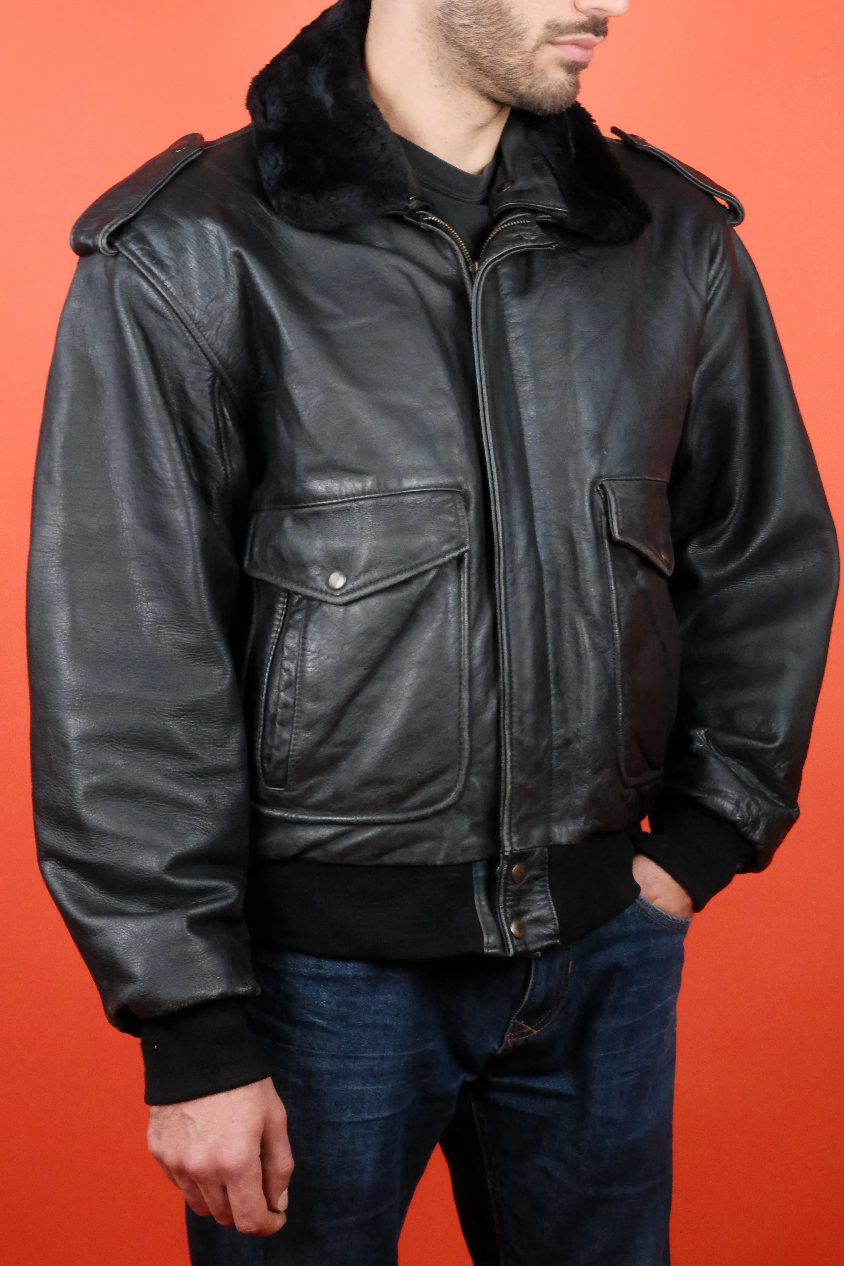 Leather Jacket Type A-2 w/ detachable Lining '