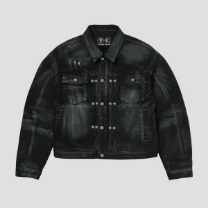 LEAVE A TRACE DENIM JACKET