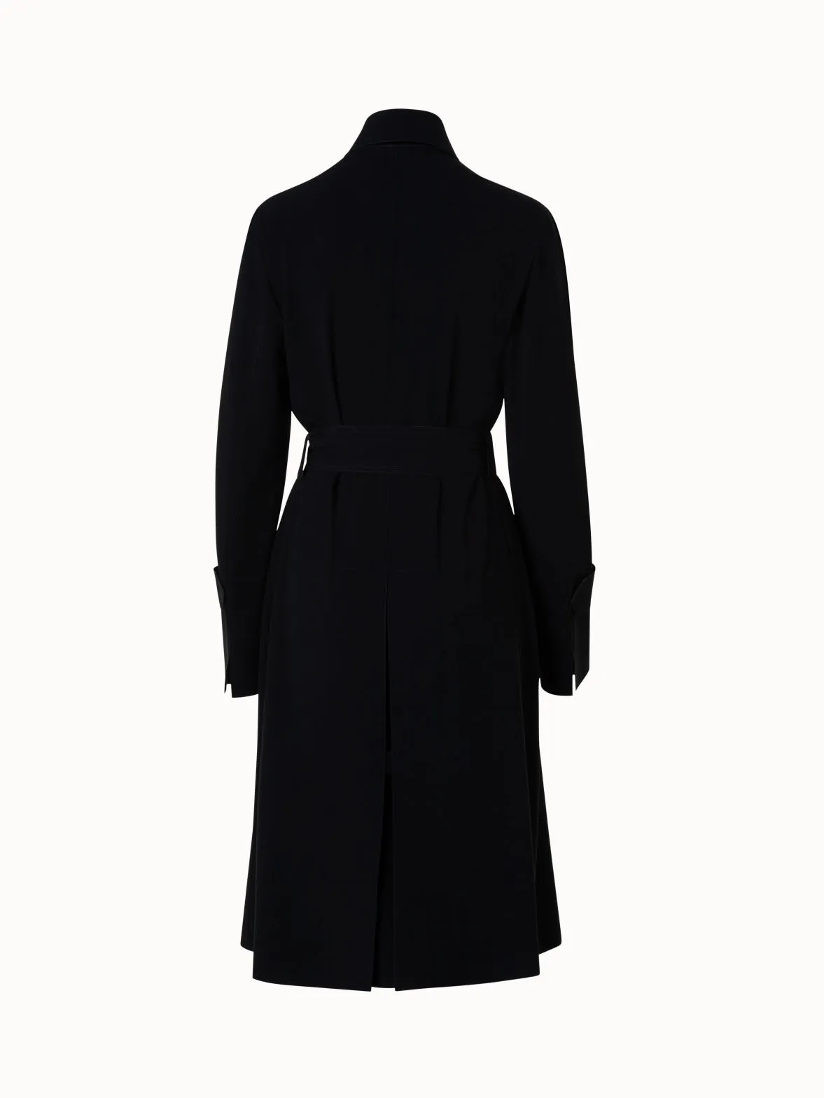 Light Trench Coat in Techno Laser Cut