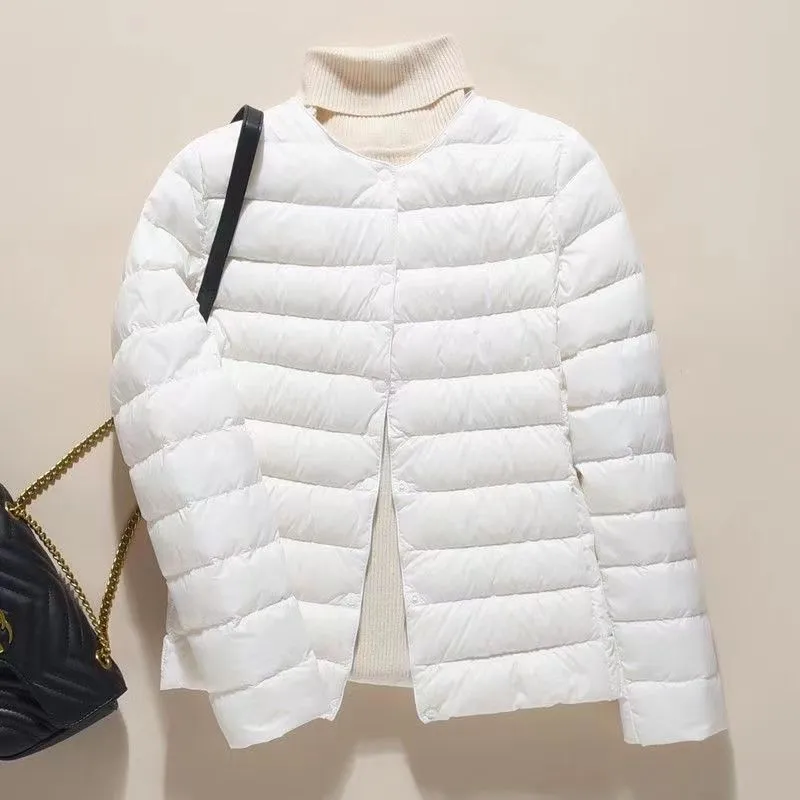 Lightweight Down Warm Short Puff Jackets