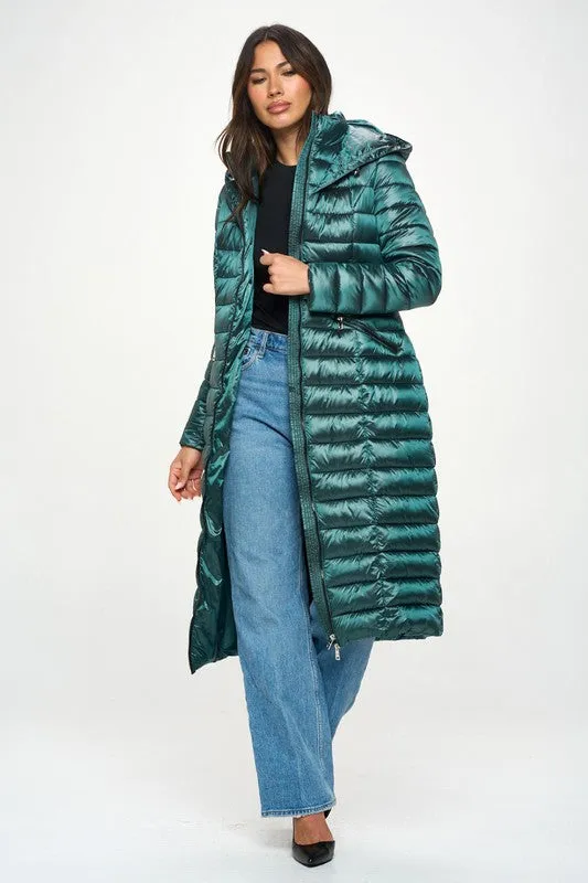 Lightweight Long Puffer Coat
