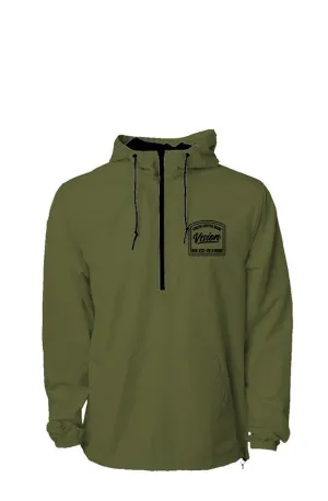 Lightweight Pullover Windbreaker "Military Green"