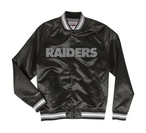 LIGHTWEIGHT SATIN JACKET - OAKLAND RAIDERS