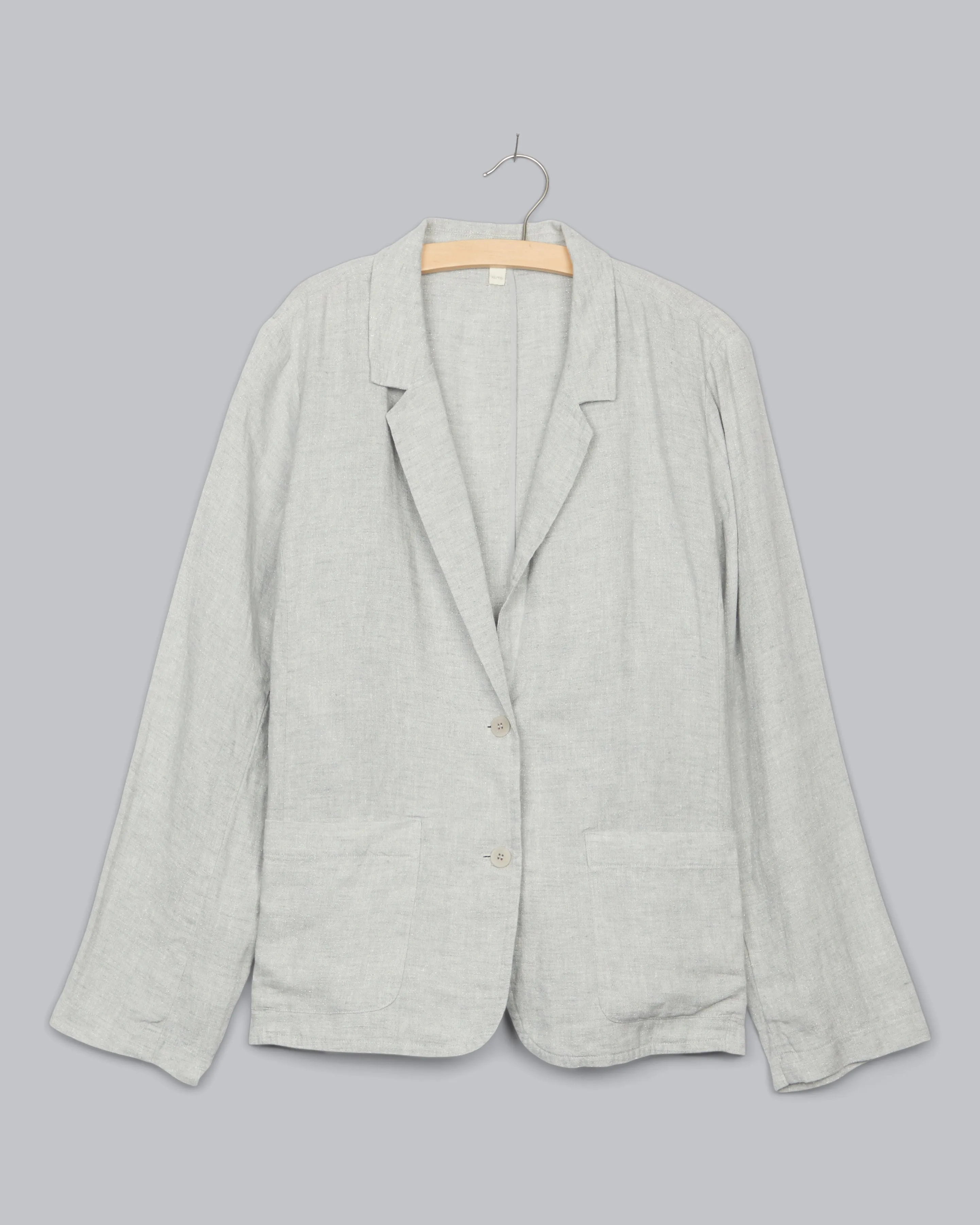 Lightweight Sparkle Linen Jacket