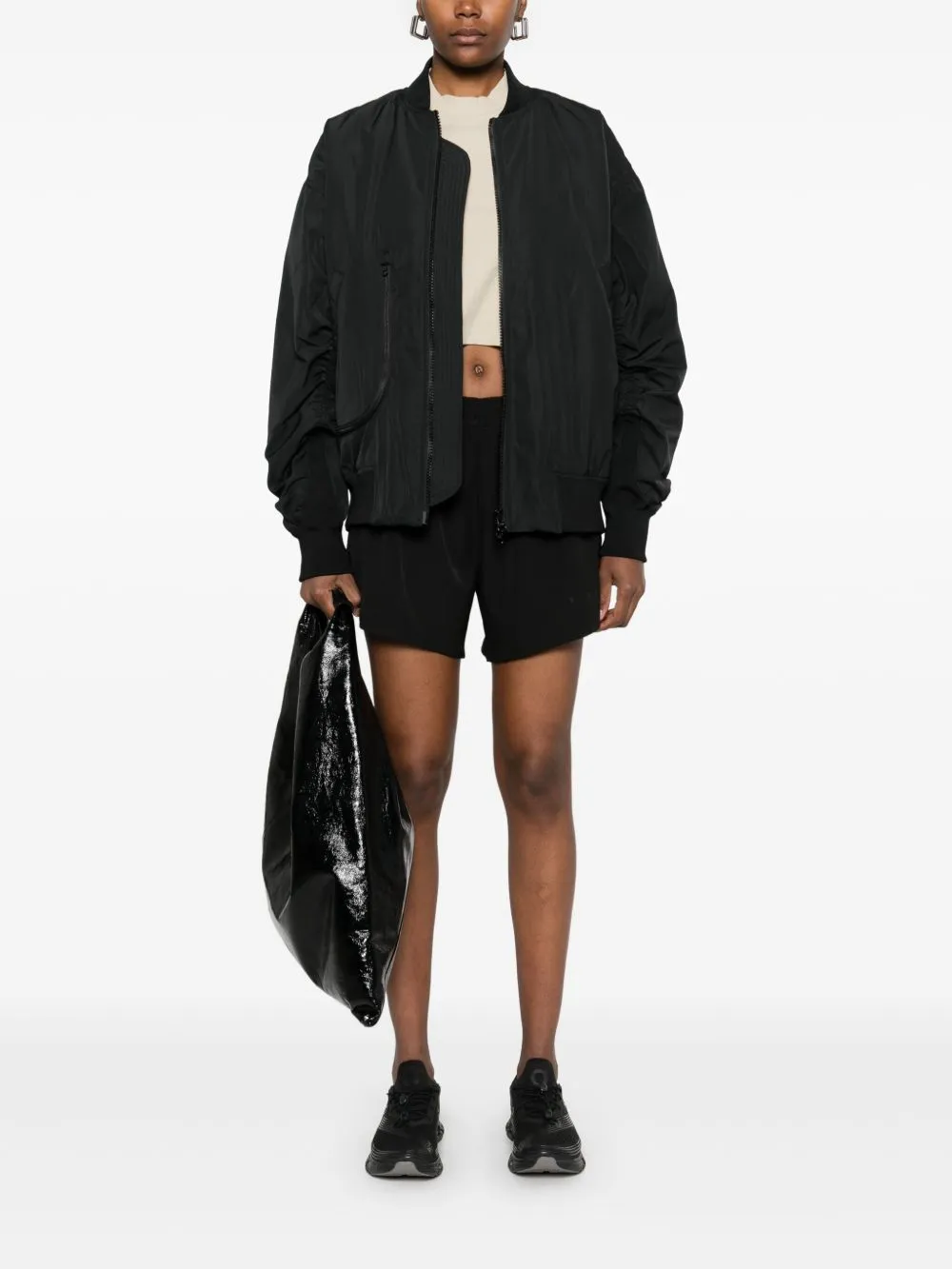 Logo bomber jacket