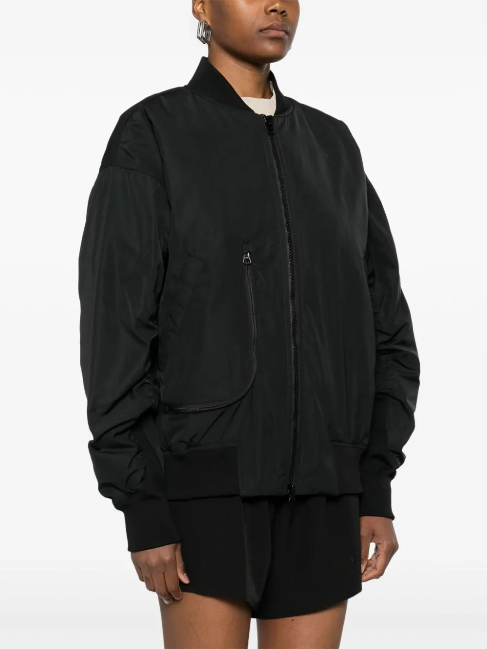 Logo bomber jacket