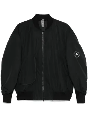 Logo bomber jacket