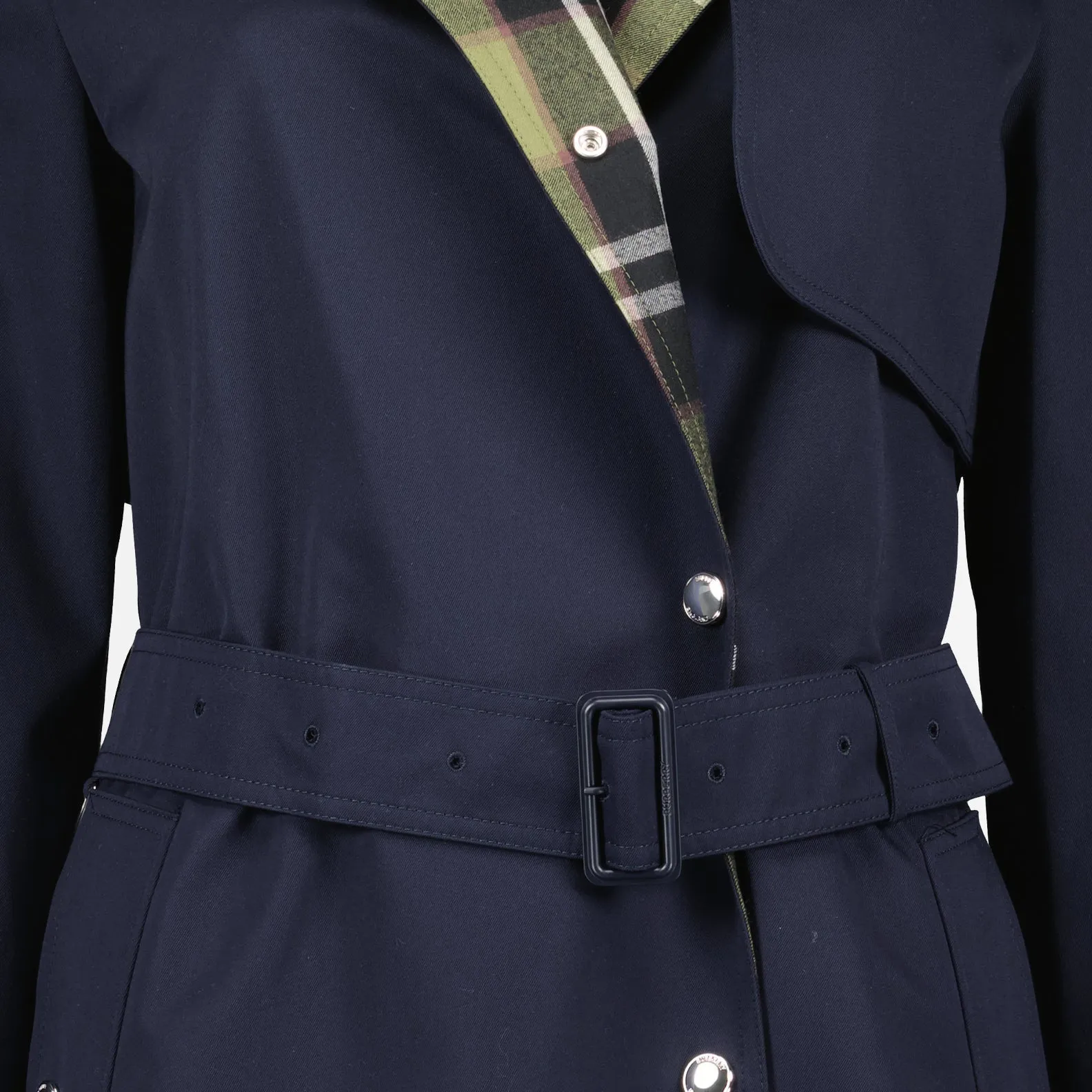 Long Blue Trench Coat