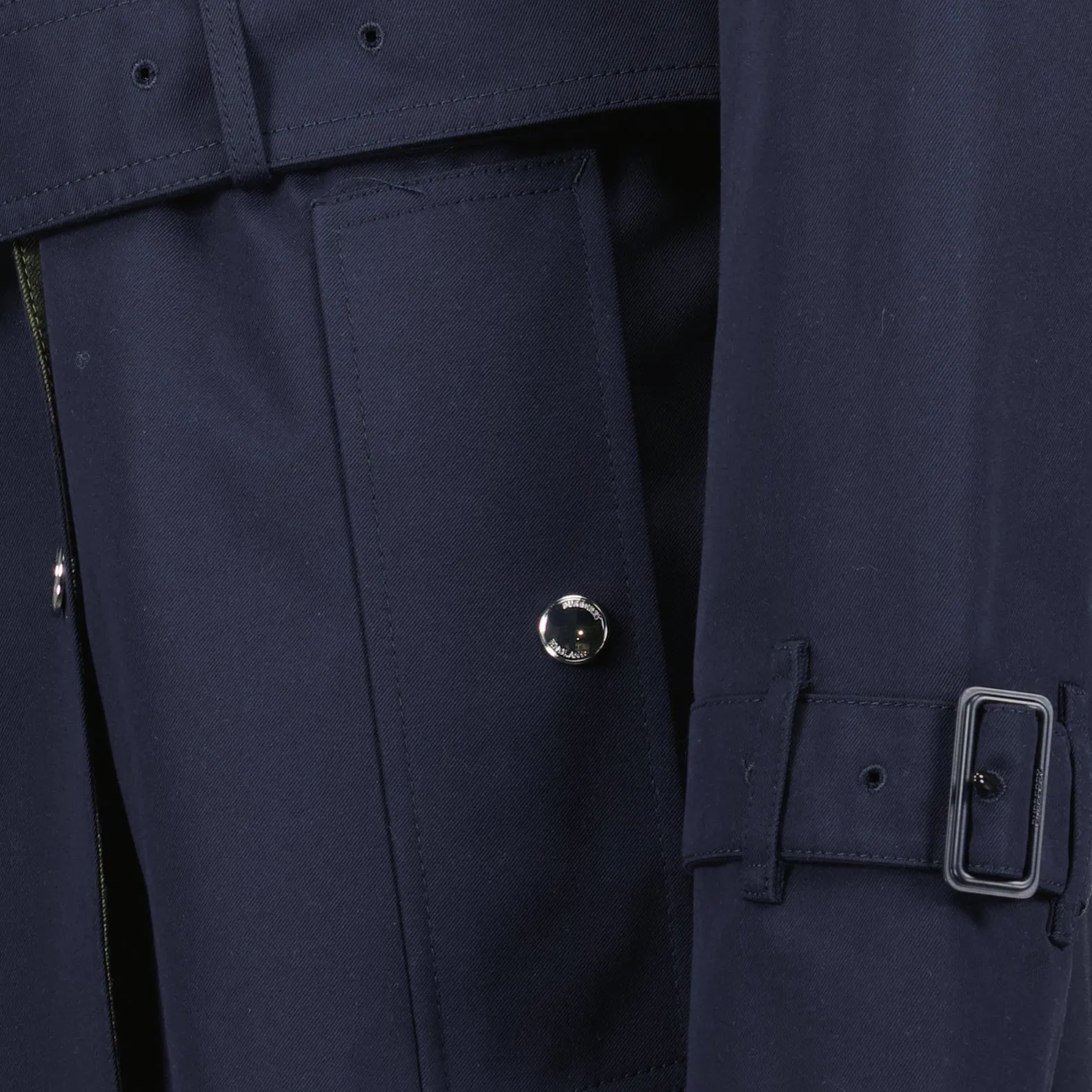 Long Blue Trench Coat