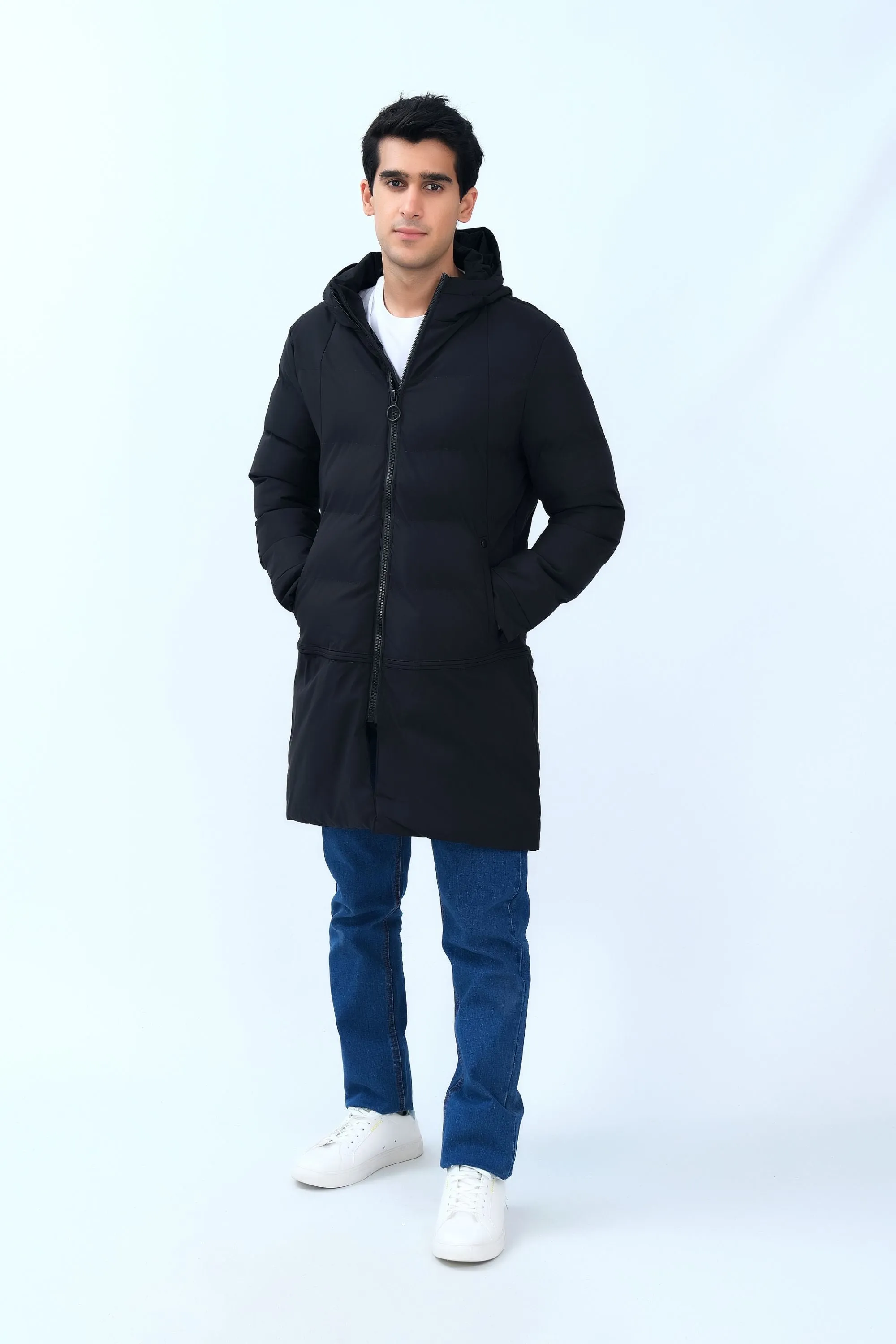 Long Hooded Jacket
