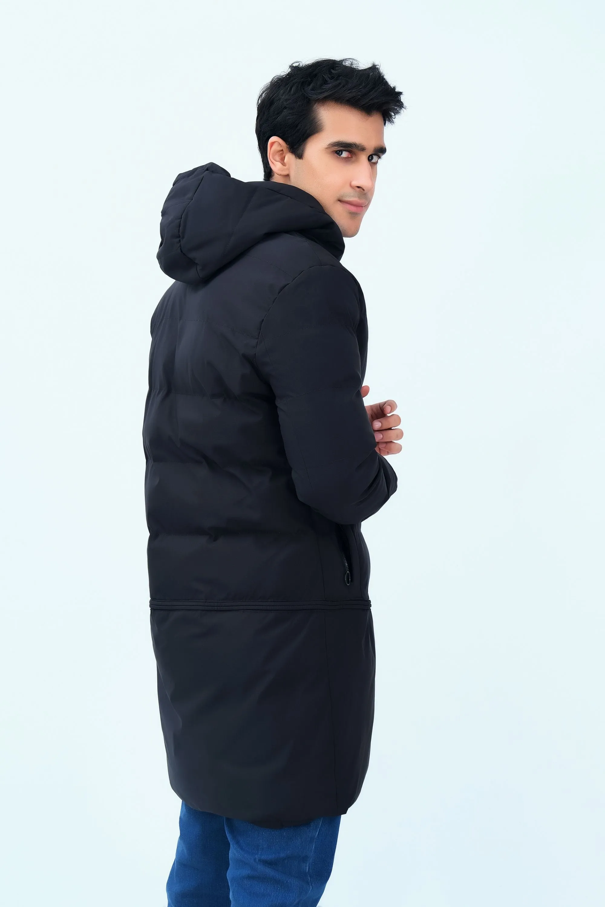 Long Hooded Jacket