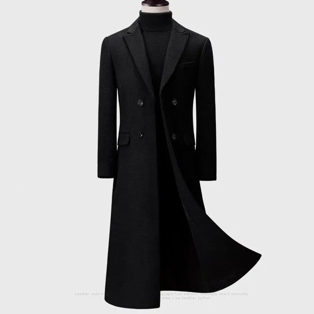 LONG WOOL OVERCOAT