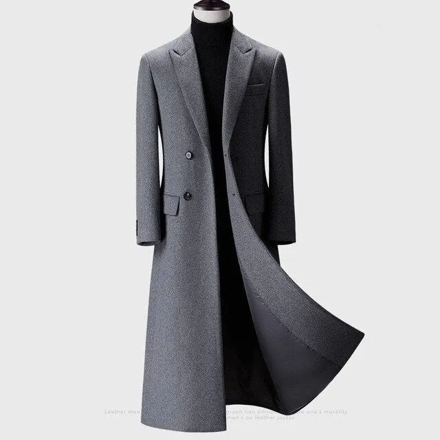 LONG WOOL OVERCOAT