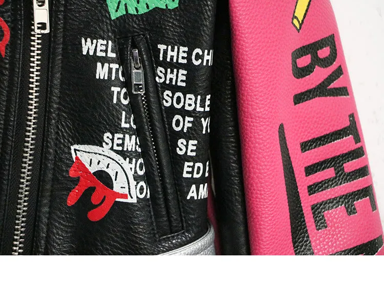 LORDXX Vegan Leather Punk Club Jacket