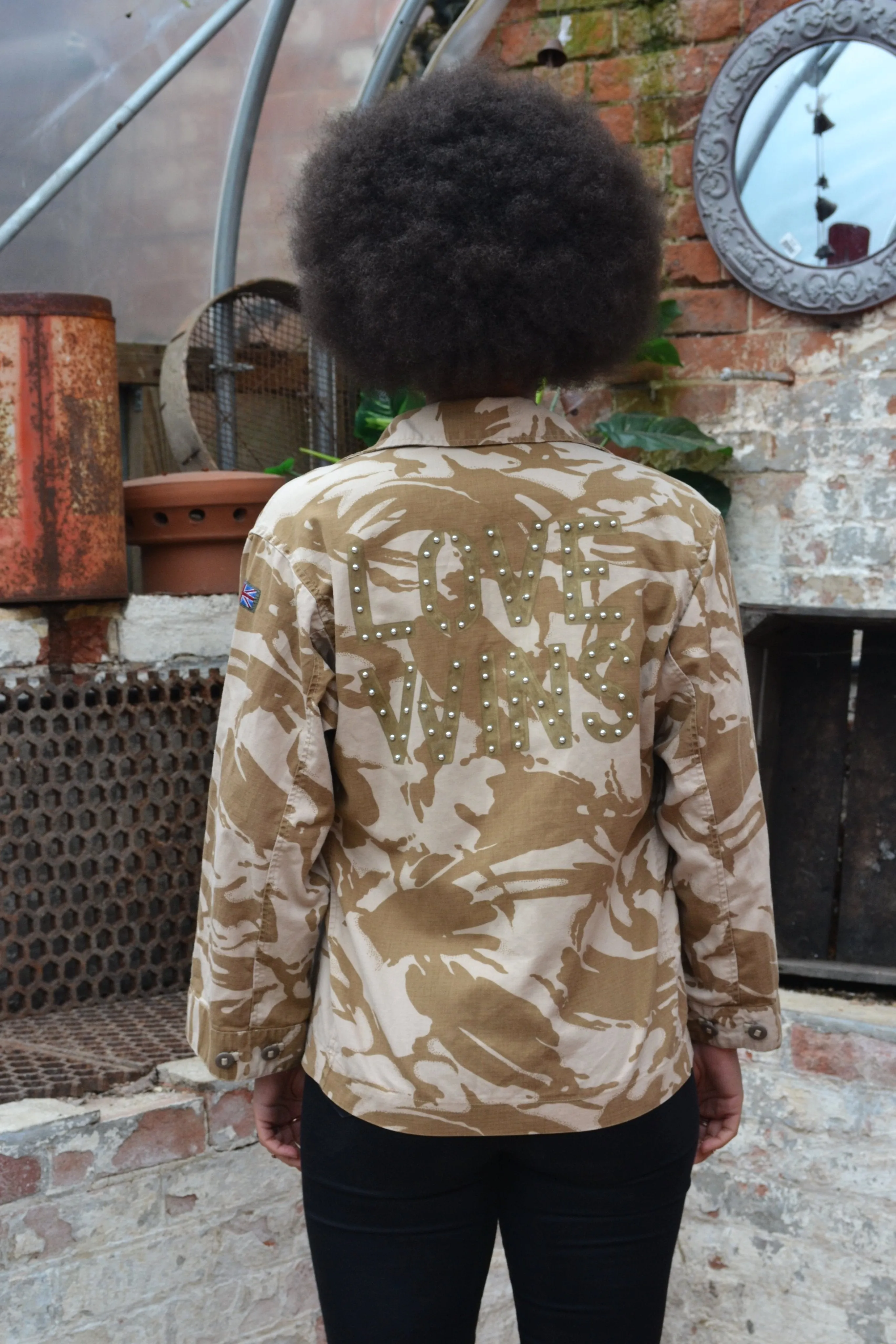'Love Wins' Desert Camo Jacket