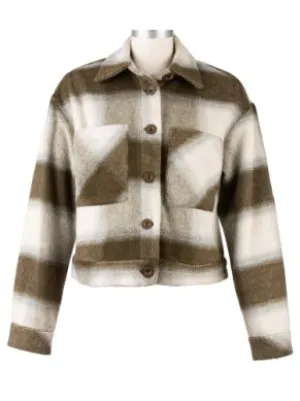 Luciana Crop Check Jacket