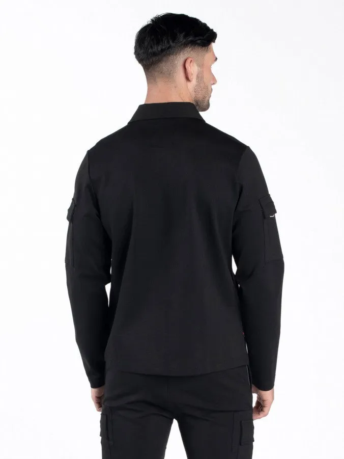 Luke 1977 M680309 Nomad Sweater Jacket Jet Black