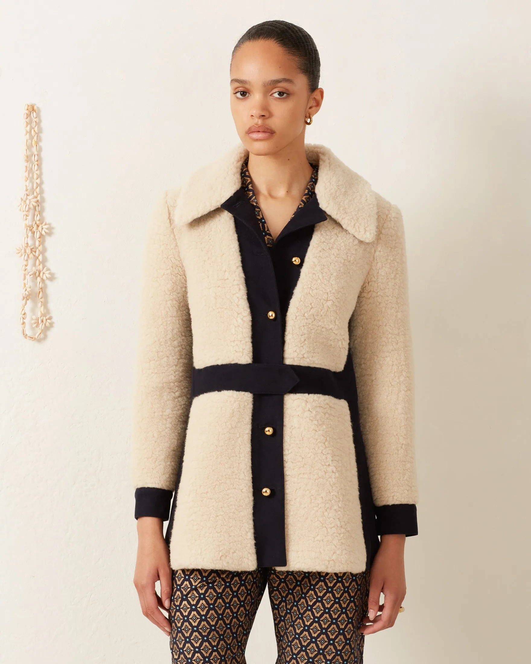 Lydia Desert Sand Coat