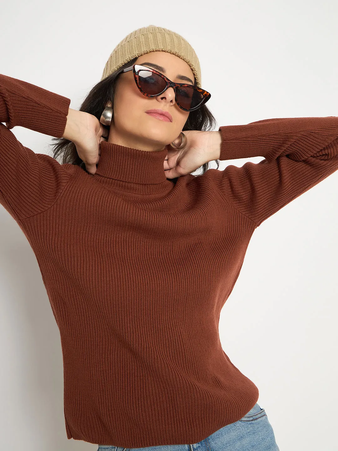 Madame High Neck Rust Skeeve