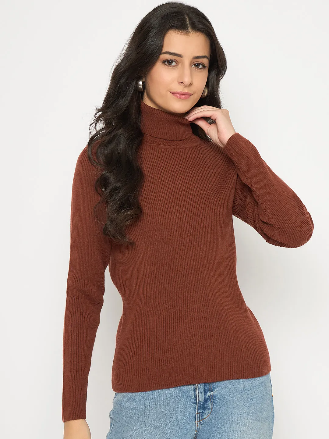 Madame High Neck Rust Skeeve