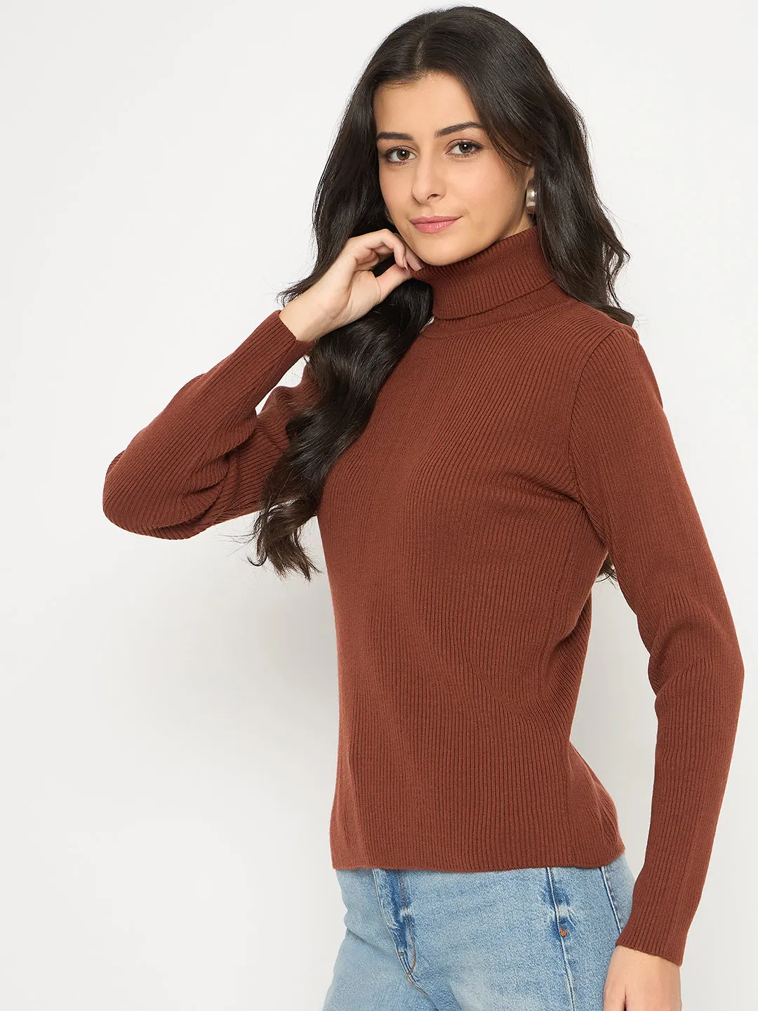 Madame High Neck Rust Skeeve