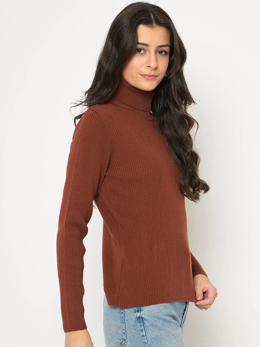 Madame High Neck Rust Skeeve