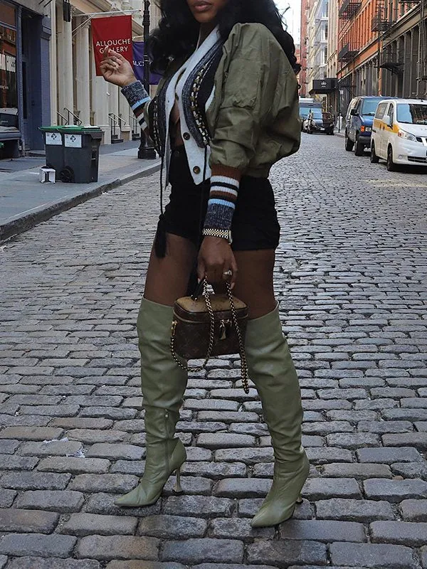 Mangocouture mangocouture Knit Combo Jacket