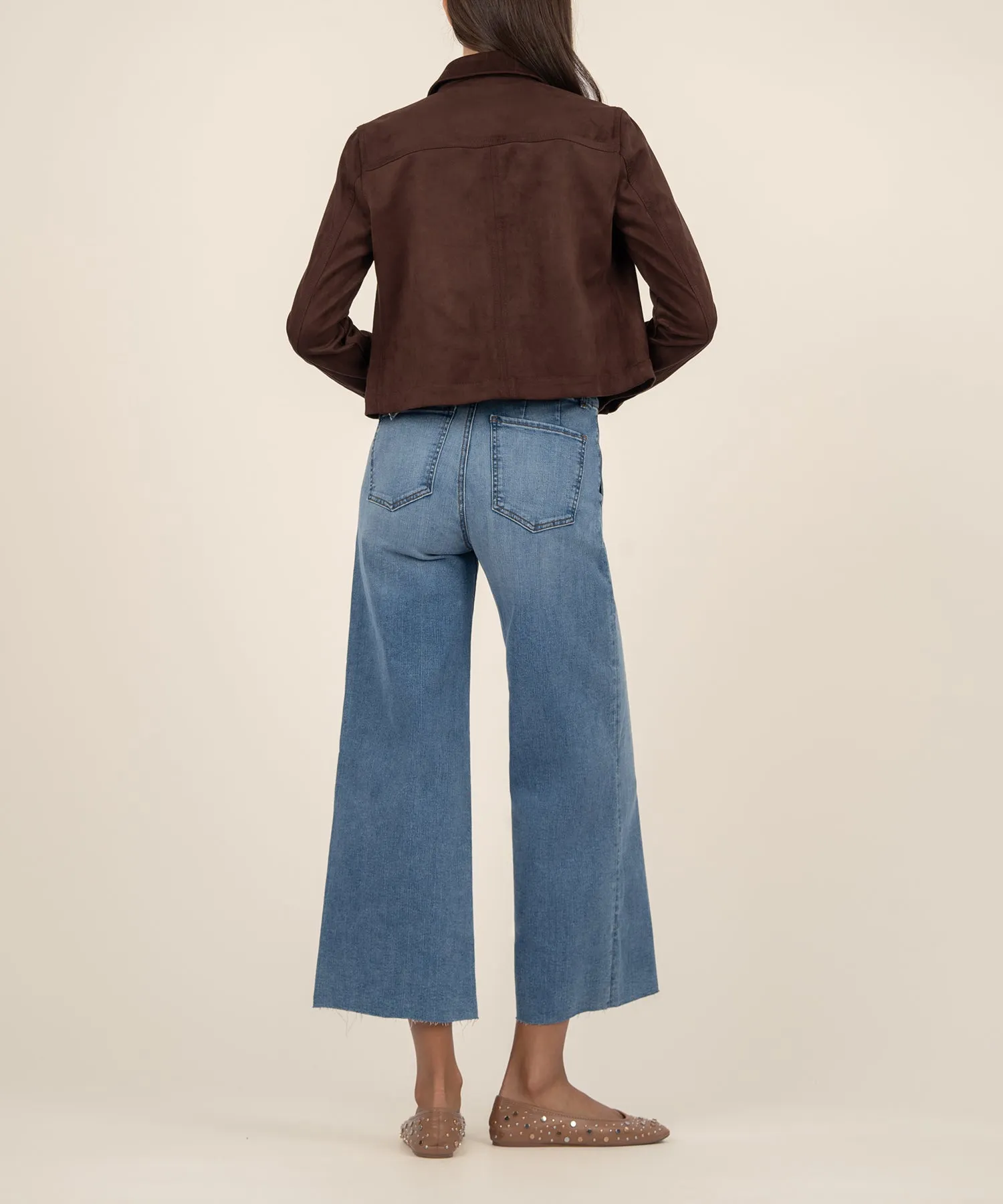 Matilda Crop Faux Suede Jacket - FINAL SALE