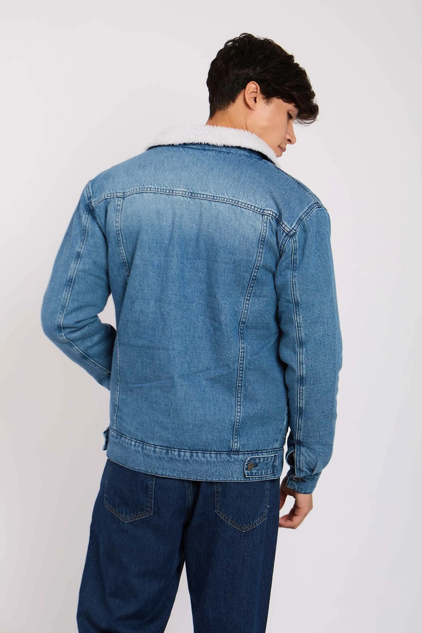 Men Denim Jacket Blue