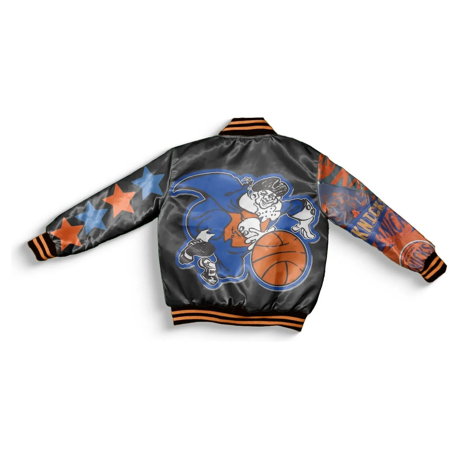 Men Old School Knicks Bomber