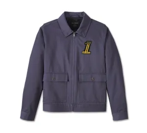 Men's #1 Racer Jacket - Ombre Blue